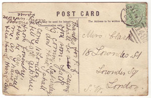 Postmarked 29th July 1908